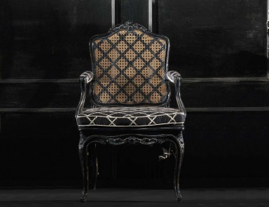 A chair with a decorative pattern, Vittorio Grifoni