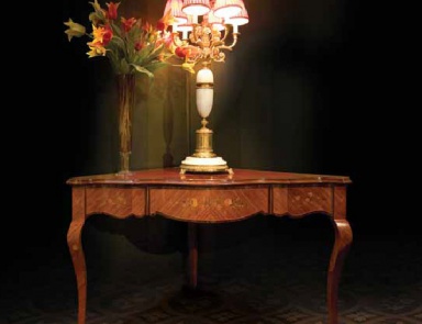 Desk on a frame of rosewood, Ezio Bellotti