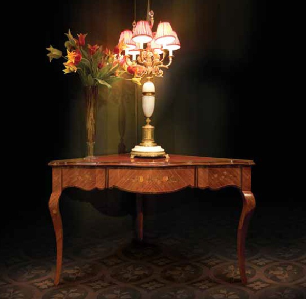 Desk on a frame of rosewood, Ezio Bellotti