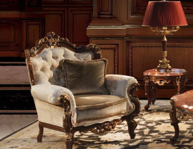 The Bergere chair wooden frame, Ezio Bellotti