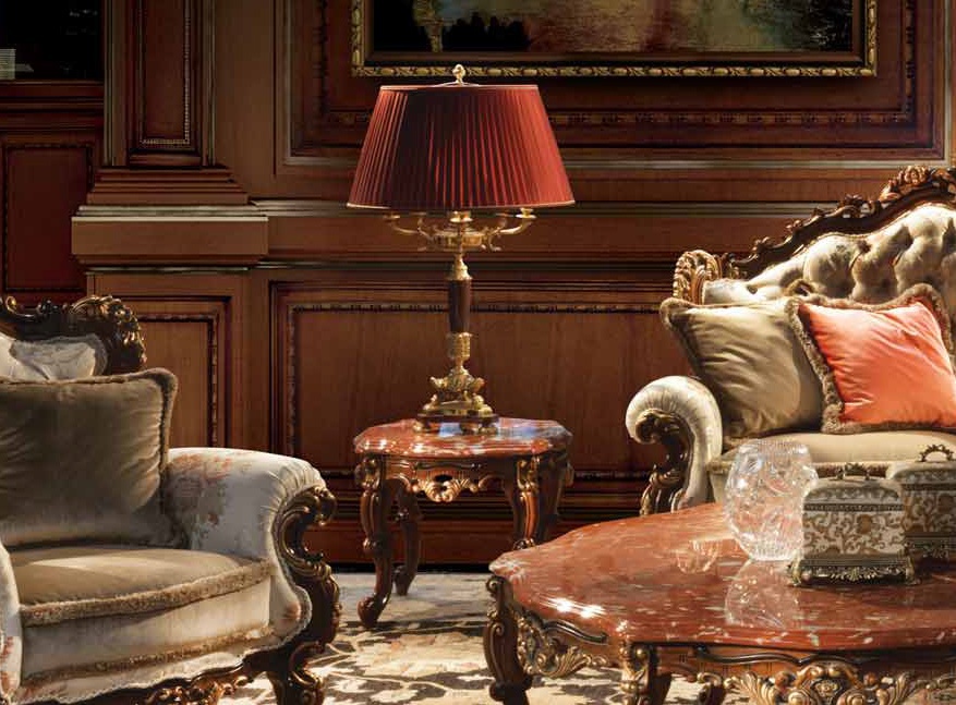 Pridivannogo table on wooden frame, Ezio Bellotti