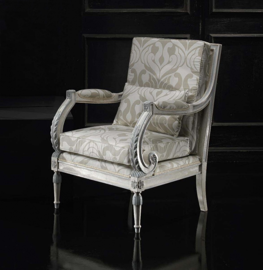 A chair with a decorative pattern, Vittorio Grifoni