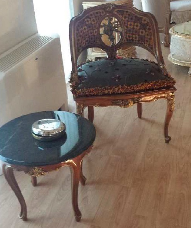 Chair complete with table, Fratelli Allievi 