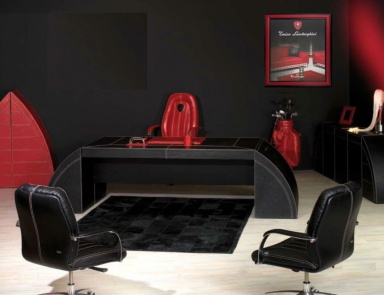 Desk on a frame of wood, Super Arch, Formitalia