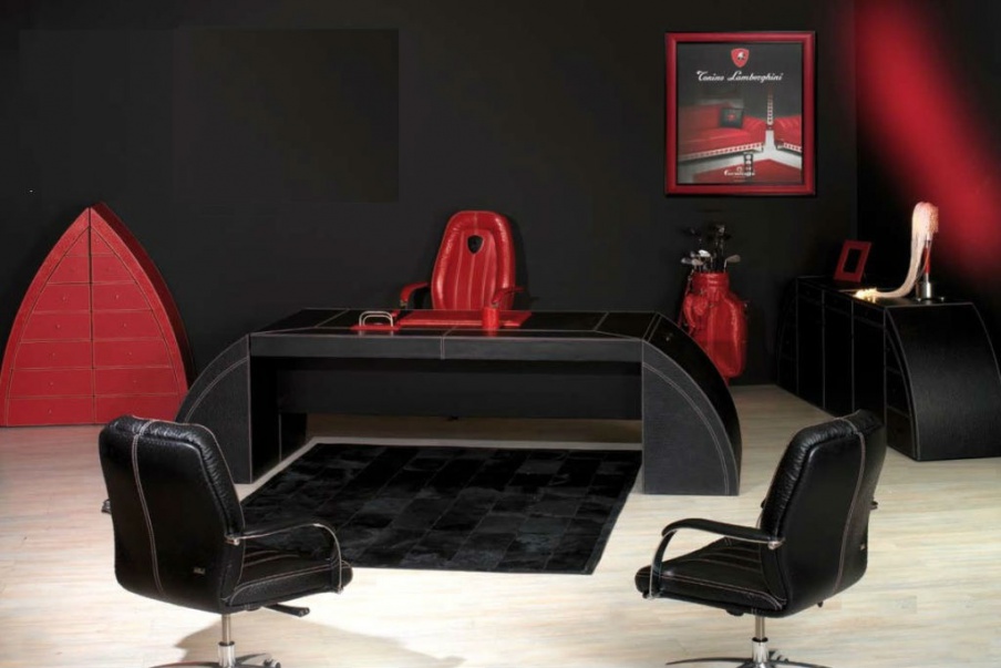 Desk on a frame of wood, Super Arch, Formitalia