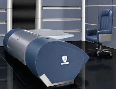 Set to Cabinet in blue color Performance, Formitalia