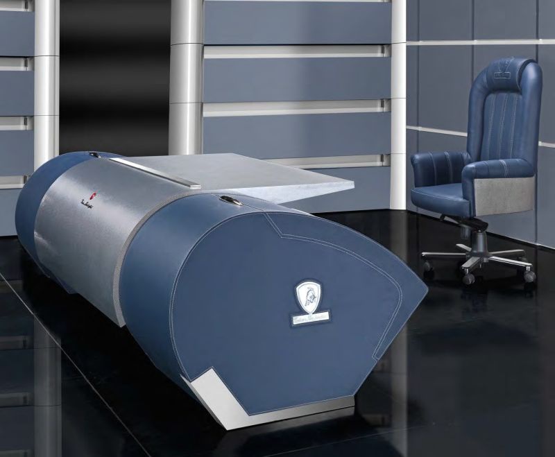 Set to Cabinet in blue color Performance, Formitalia