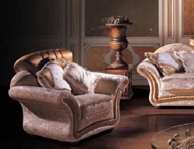 Armchair with wooden frame 950, Ezio Bellotti