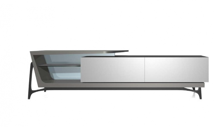 A Cabinet for the TV in the leather MBS 011, Formitalia 