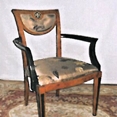 Chair with armrests
