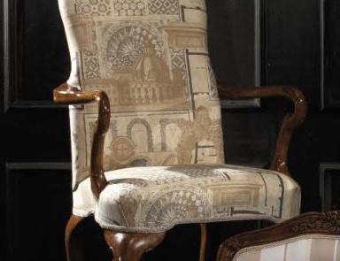 A chair with soft upholstery, Vittorio Grifoni