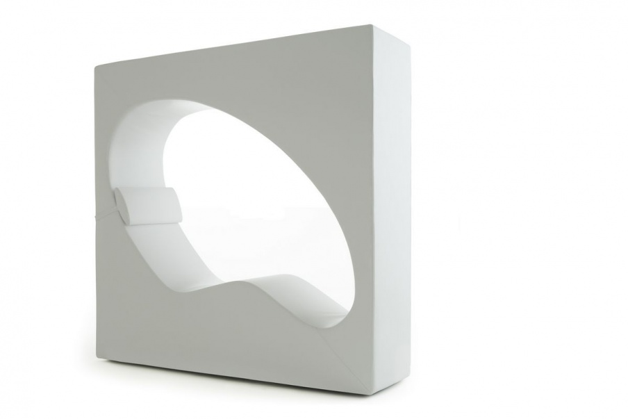 Sofa made of polyurethane foam upholstered in fabric Passepartout, Edra