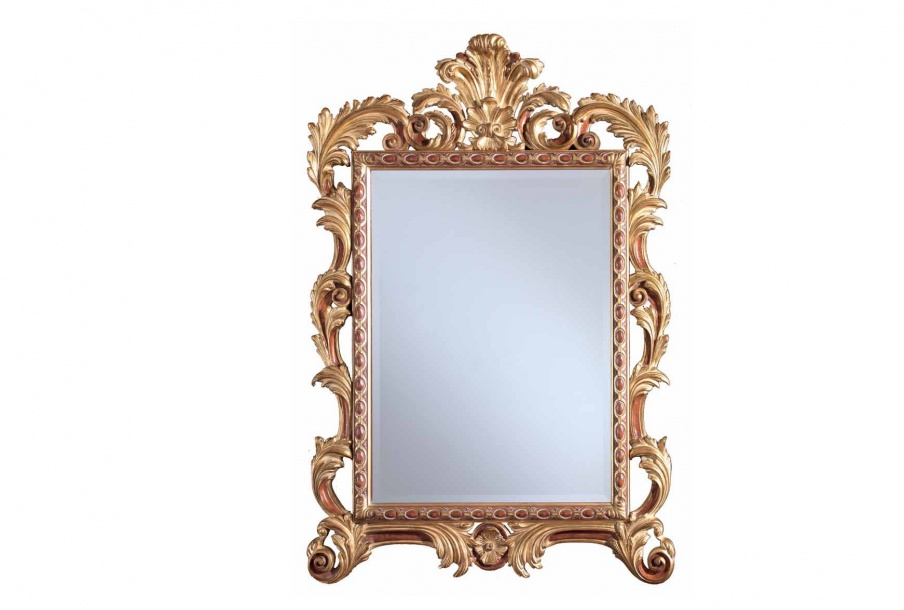 Wall mirror, framed in wood SP/05, Zanaboni