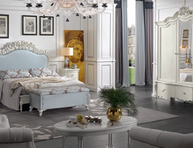 Headsets for bedroom with mirrored wardrobe, Mirandola Export