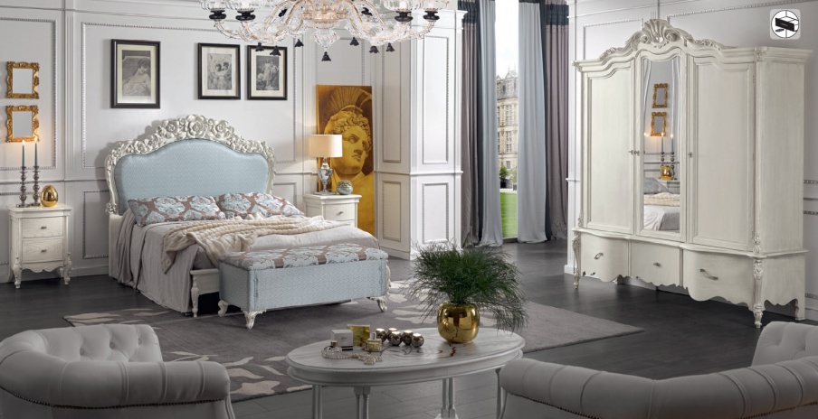 Headsets for bedroom with mirrored wardrobe, Mirandola Export