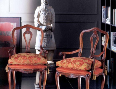 The chair in the open frame from wood P166, Zanaboni