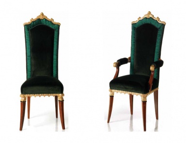 Chair with high back S/4200, Zanaboni