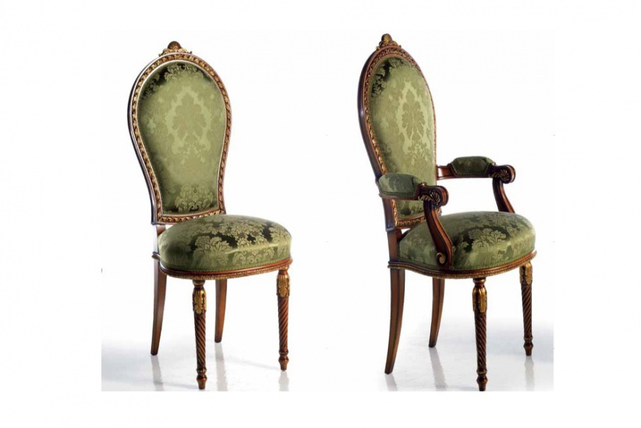 A chair with oval backrest, Zanaboni