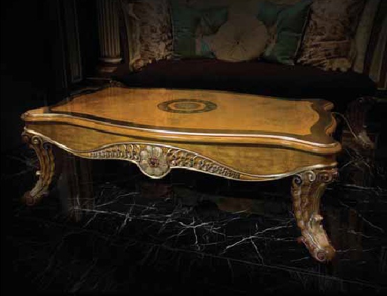 Coffee table wooden frame, Ezio Bellotti