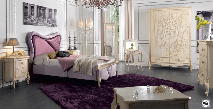 Headsets for bedroom with decorative painting, Mirandola Export