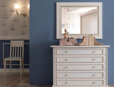 Mirror, framed in solid Martin, Pellegatta