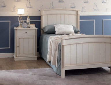 Single bed in the style of Provence Martin, Pellegatta