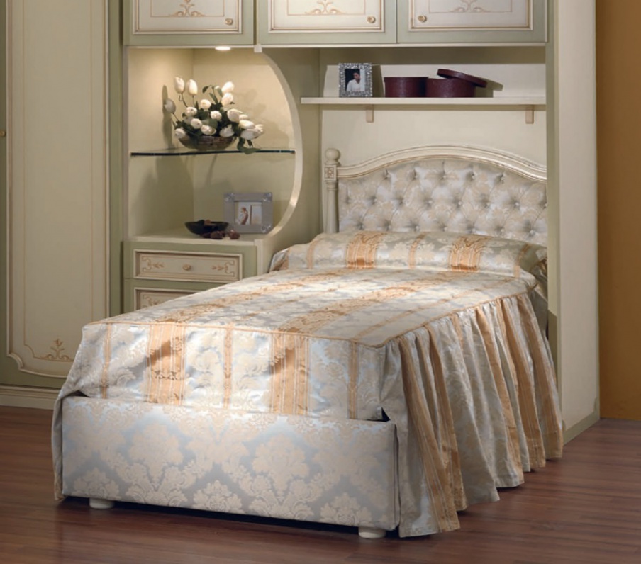 Single bed in classic style Sara Angolo, Pellegatta