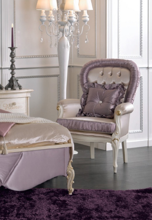 Armchair in fabric Mirandola Export