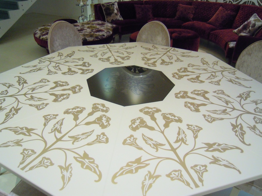 Dining table with octagonal table top BELLAVITA LUXURY, Halley