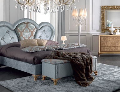 Set for bedroom made of wood, Mirandola Export