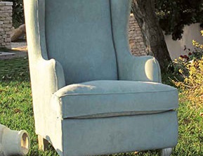 The high-backed chair Kulvir, TreCi Salotti