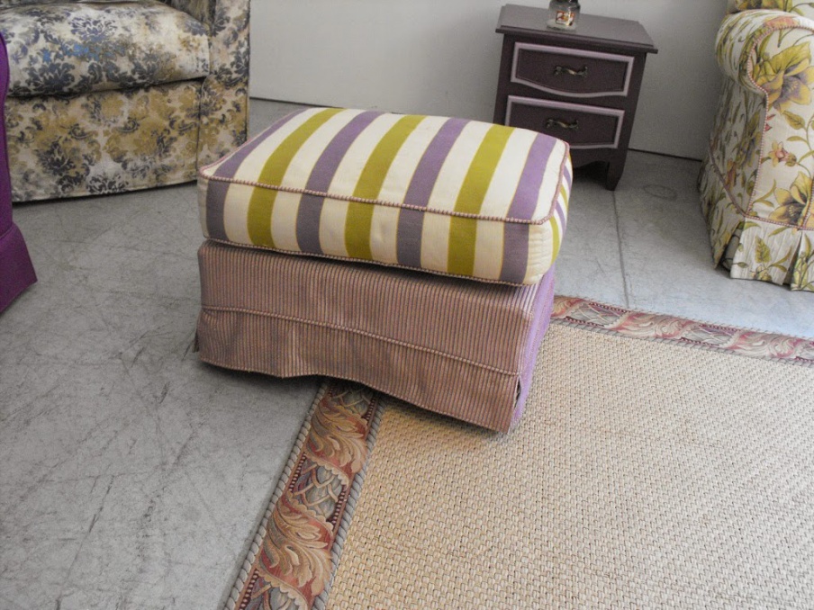Pouf rectangular LIlu, TreCi Salotti