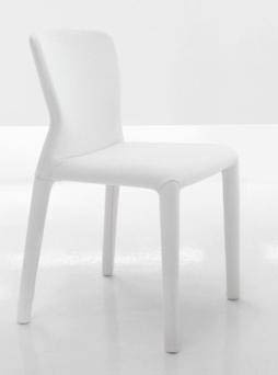 Chair in leather upholstery Brezza, Bonaldo