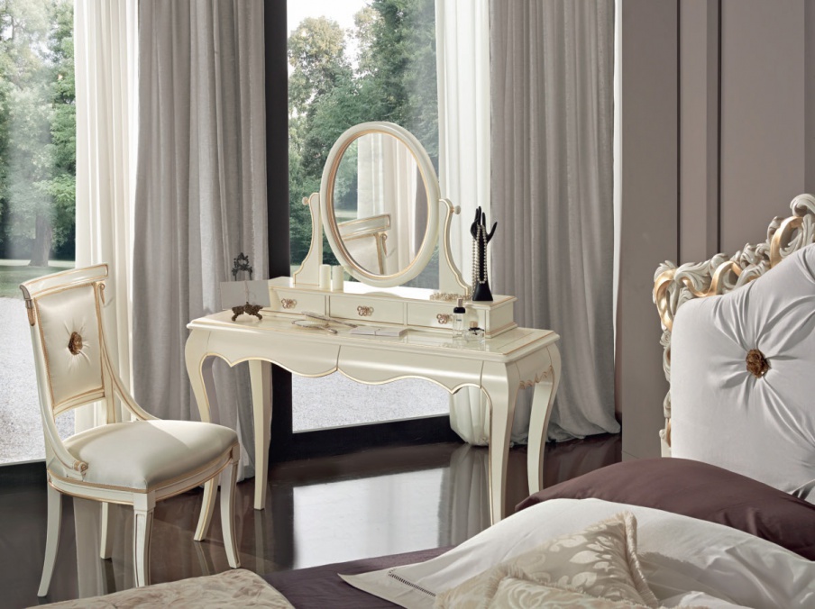 Dressing table with mirror Mirandola Export