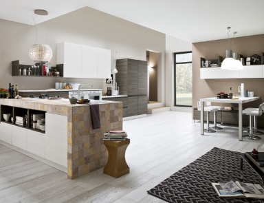 Kitchen (kitchen set) Arcobaleno, manufacturer Arrex le cicine.