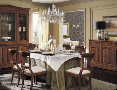 Set for the dining room solid wood Athene, Serenissima