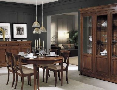 For dining room set in cherry finish Athene, Serenissima