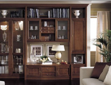 The rack is made of solid wood and glass Athene, Serenissima