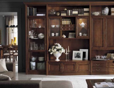 Cabinet with built-in lighting Athene, Serenissima