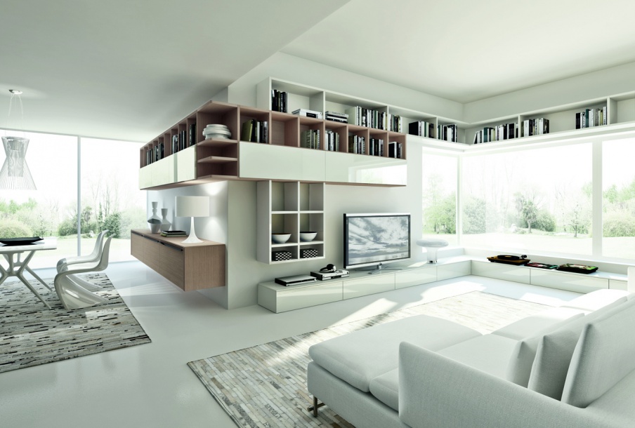  Wall and modular system, Omnia, Falma Italia