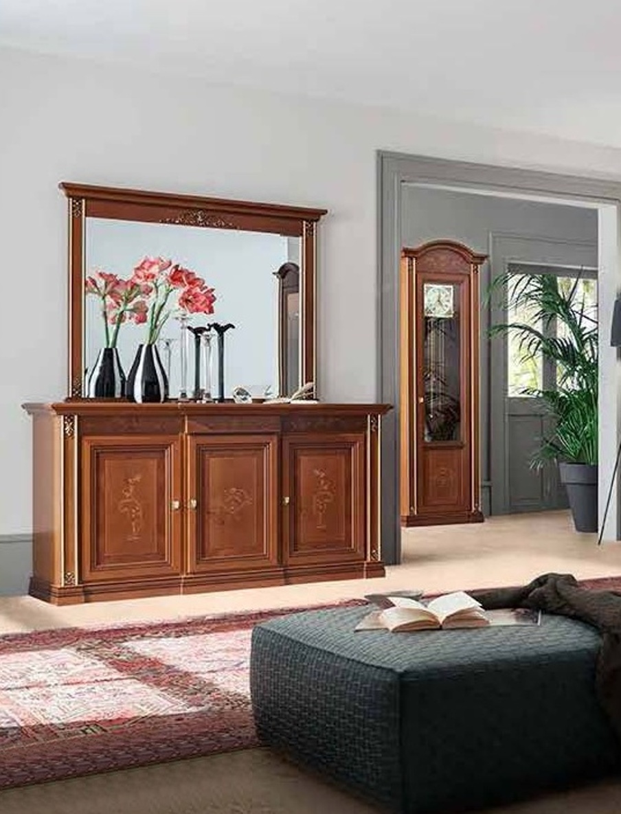 Mirror with decorative pattern Verona, Maronese