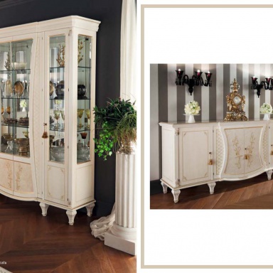 Dining room (dining set) Grazia Laccata