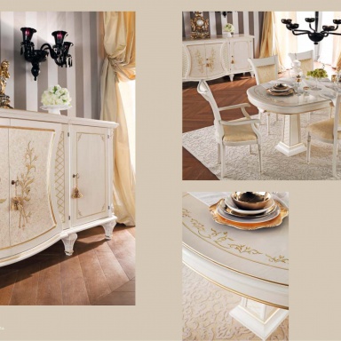 Dining room (dining set) Grazia Laccata
