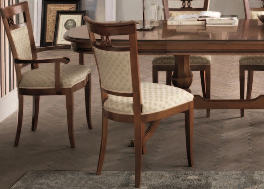 Chair with upholstered Nabucco, Maronese