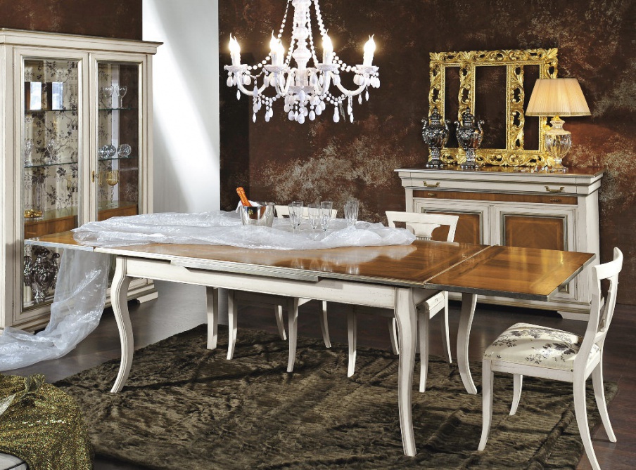 The dining table converts into a finishing veneer Armonie, Arve Style
