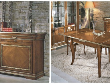 Cupboard with double-leaf diamond-shaped pattern on the facade Armonie, Arve Style (the snack bar)