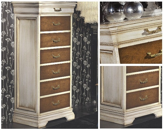 High dresser with 6 drawers Armonie, Arve Style