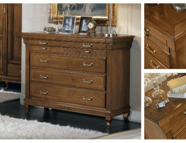 The drawers on figured legs with 5 drawers Armonie, Arve Style