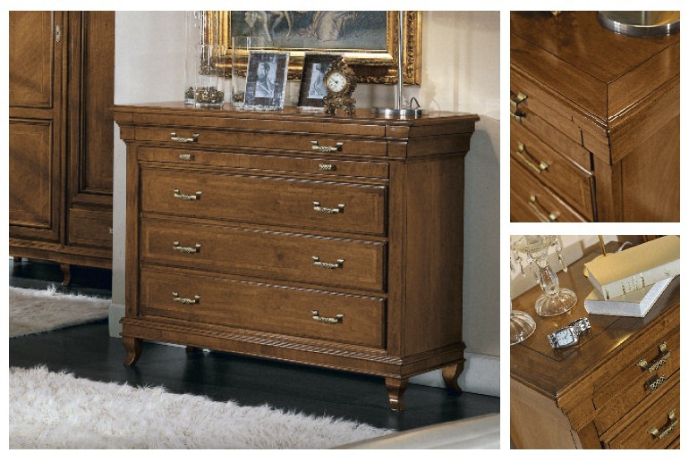 The drawers on figured legs with 5 drawers Armonie, Arve Style
