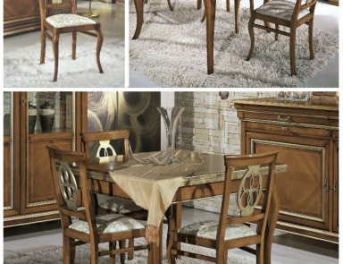 Chair with carved decoration in gilt Armonie, Arve Style